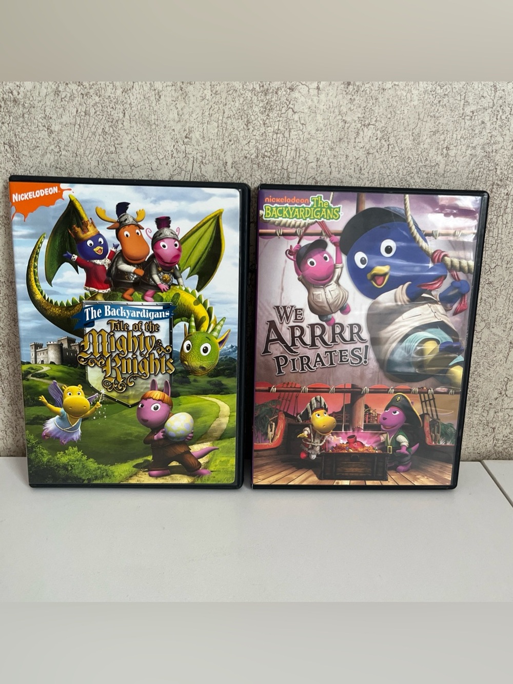 Nichelodeon Backyardigans DVD Mighty Knights & We Arrrrr Pirates 2 Kids Movies